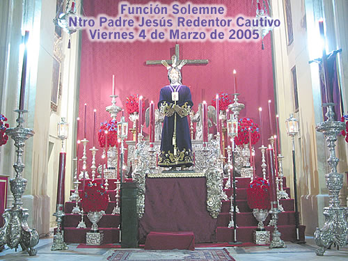 FUNCION SOLEMNE NTRO PADRE JESUS REDENTOR CAUTIVO