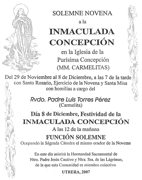 FUNCION INMACULADA CONCEPCION 2007
